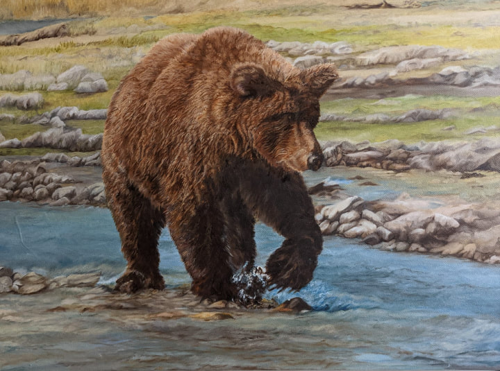 River Watch II, 2021 (Oil on Canvas, 61cm x 46cm)